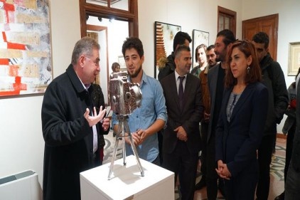 Güzide sergisinde, geleneksel sanat ve plastik sanatları buluştu