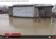 Hakkari'de sağanak yağış hayatı felç etti