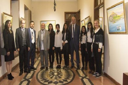 Halfeti manzarası tuvale yansıdı