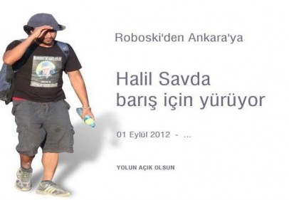 Halil Savda, Barış Yürüyüşünün 10. Gününde