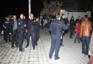 Halk otobüsü şoförleri birbirine girdi