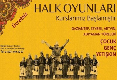 Halk Oyunları Topluluğunun yeni dönem kursları başladı