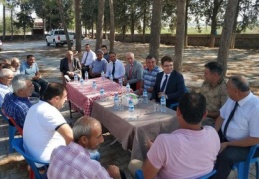 Halkın sorunlarını dinlediler