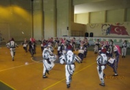 Halkoyunları spor okulunda yoğun mesai var