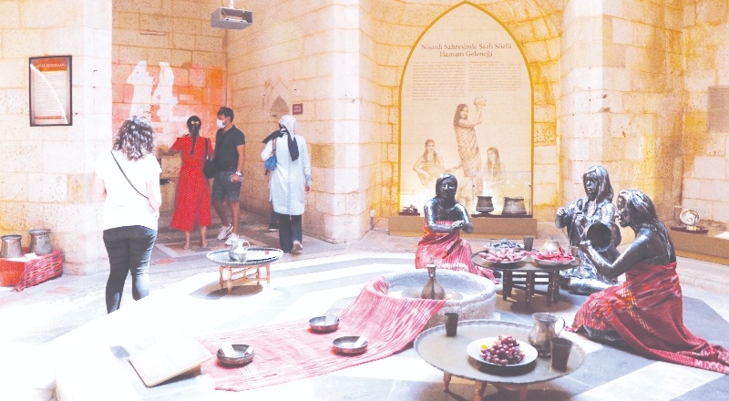 Hamam Müzesi'nde 509 eser sergileniyor