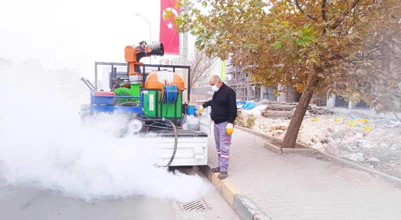 Haşere ile mücadele sürüyor