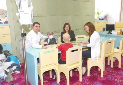 Hastaların annelerine meslek öğretiliyor