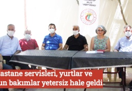 Hastane servisleri, yurtlar ve yoğun bakımlar yetersiz hale geldi