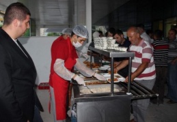 Hastaneden iftar ikramı