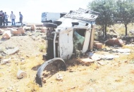 Hatalı sollama kaza getirdi