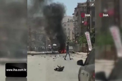 Hatay&#039;da bir araçta patlama meydana geldi!
