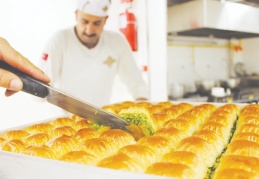 Hatay’da da bayramın gözde tatlısı baklava