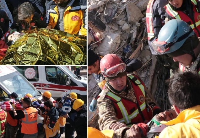 Hatay'da depremin 296. saatinde üç kişi sağ çıkarıldı!