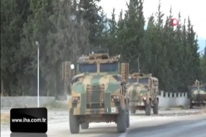 Hatay&#039;dan sınıra askeri sevkiyat devam ediyor