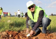 'Hatıra Ormanı'nda yüzlerce çam ve çınar fidanı dikildi