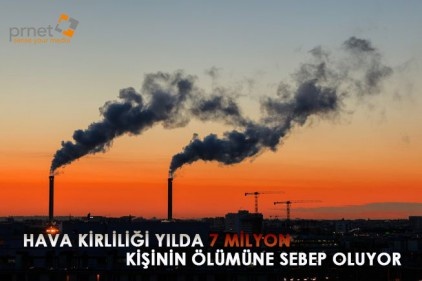 Hava kirliliği her yıl 7 milyon kişiyi öldürüyor