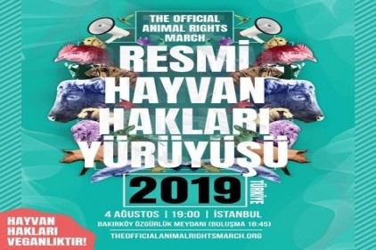 Hayvan hakları için 4 Ağustos&#8217;ta büyük eylem 