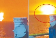 Hazar Denizi'nde büyük patlama