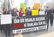 HDP üyeleri İran cezaevlerindeki siyasi tutuklulara destek amacıyla eylem yaptı
