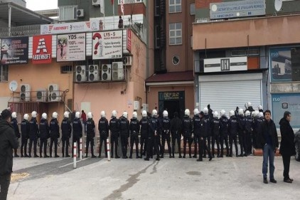 HDP&#039;lilere polis ekipleri izin vermedi 