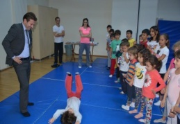 Hedef Olimpik jimnastikçiler yetiştirmek