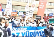 Hekimler Ankara'ya ulaştı: Emek de bizim, söz de bizim