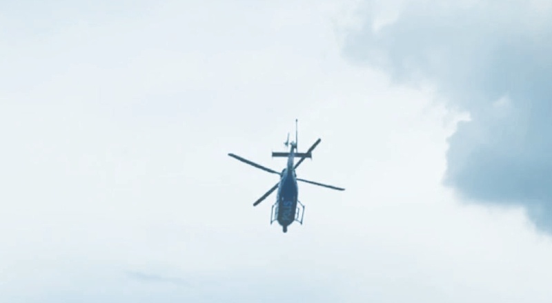 Helikopteri görüntüleyen sürücüye 315 lira ceza