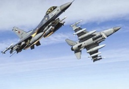Helikopterler F16’larla uzaklaştırıldı