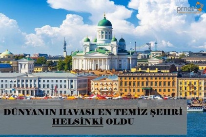 Helsinki, dünyanın havası en temiz şehri