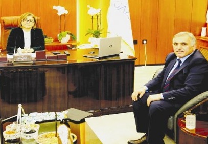 Hendek Belediye Başkanı Şahin’in konuğu oldu