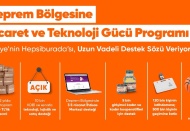 Hepsiburada, deprem bölgesinde 2 yılda 120 bin kişi istihdam edecek