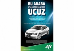 Her 75 TL’lik alışverişe otomobil çekilişi