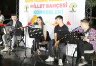 Her gün farklı bir parkta konser düzenlendi