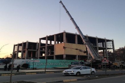 Heyhüla beton yığını, reklam panoso olarak kullanılacak