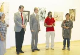 Hıdır Kızgın resimlerini sergiliyor