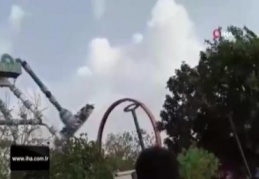 Hindistan'da lunaparkta kaza