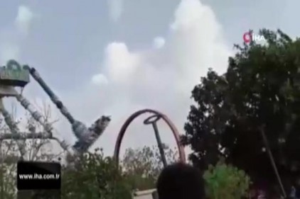 Hindistan&#039;da lunaparkta kaza