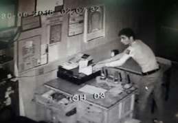 Hırsız, güvenlik kamerasından kaçamadı