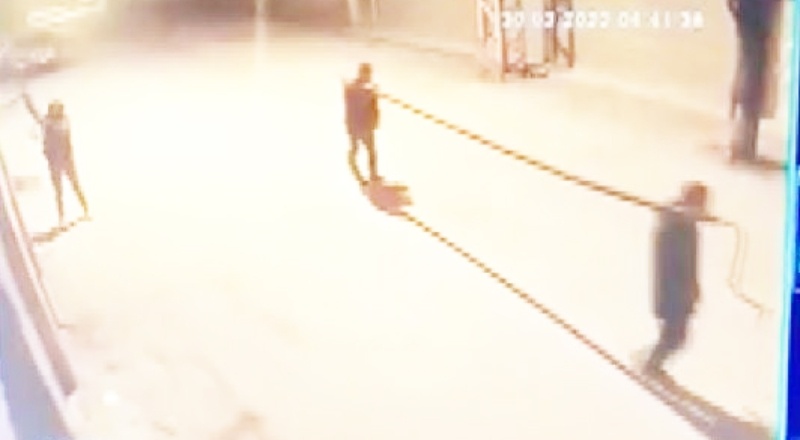 Hırsızlar, iş başında karşılaştı