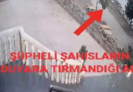 Hırsızlar önce güvenlik kamerasına sonra polise yakalandı