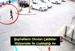 Hırsızlar önce kameralara sonra da polise yakalandı