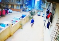 Hırsızların sakinliği dikkat çekti