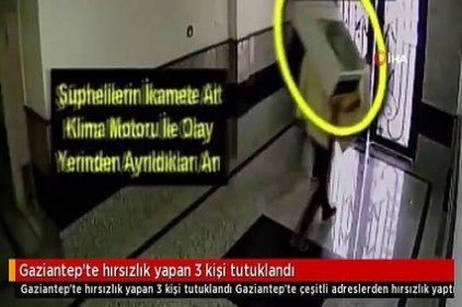 Hırsızlık yapan 3 kişi tutuklandı