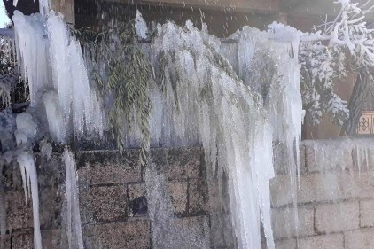 Hissedilen sıcaklık -8 dereceye kadar düştü