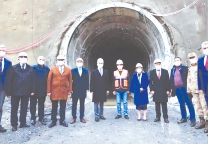 Hızlı tren projesi yerinde incelendi