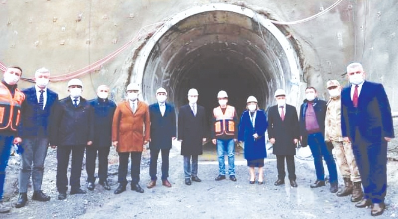 Hızlı tren projesi yerinde incelendi