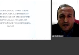 HKÜ, video konferans ile Prof. Dr. Civelek'i ağırladı