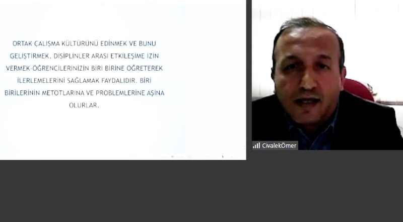 HKÜ, video konferans ile Prof. Dr. Civelek'i ağırladı