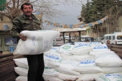 Hububat ekili alanlarda bahar gübrelemesi çalışmaları başladı