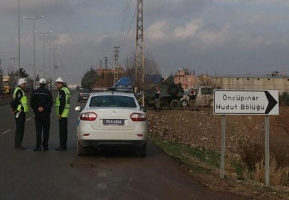 Hudut Bölük Komutanlığı bahçesine havan mermisi düştü